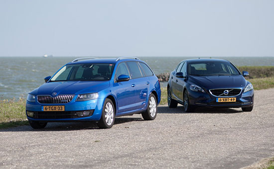 Skoda Octavia Greenline vs Volvo V40 D4