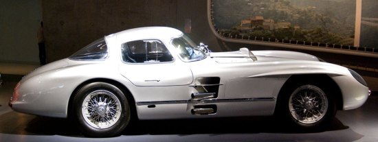 300 SLR Uhlenhaut zijaanzicht