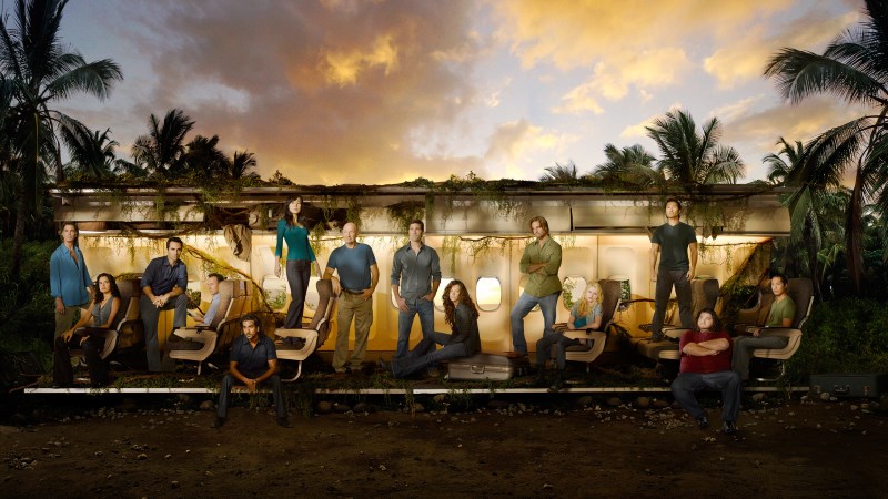 The cast of Lost (TV show) in a promotional still