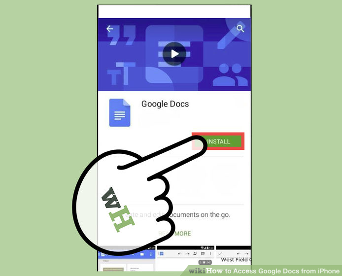 Image titled Access Google Docs from iPhone Step 3