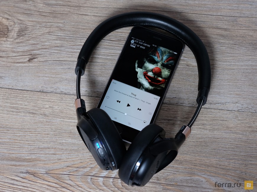 Philips SHB9250 и iPhone 6S