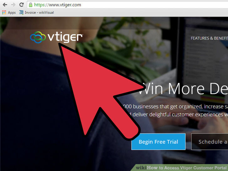 Image titled Access Vtiger Customer Portal Step 1