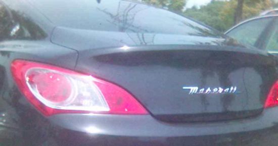 Hyundai Genesis Coupe Maserati-uitvoering