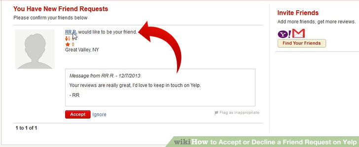 Image titled Accept or Decline a Friend Request on Yelp Step 4