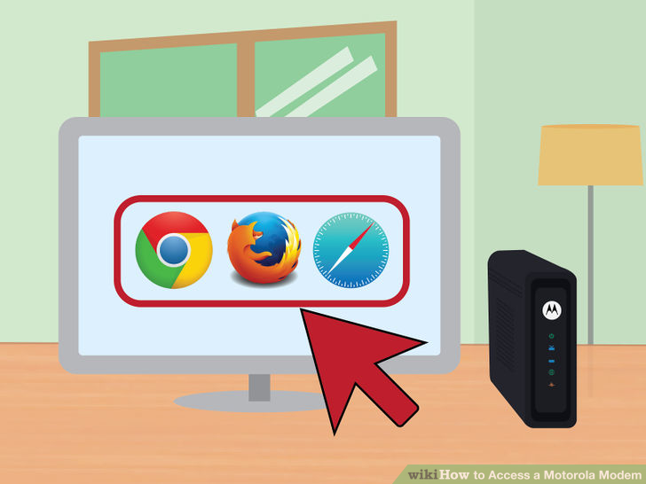 Image titled Access a Motorola Modem Step 1