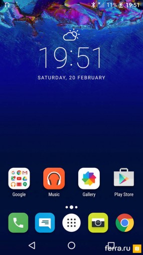 Интерфейс Android 6.0 в смартфонах Alcatel Idol 4 и 4S