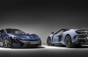 McLaren scattering with carbon at P1 and 675LT Spider