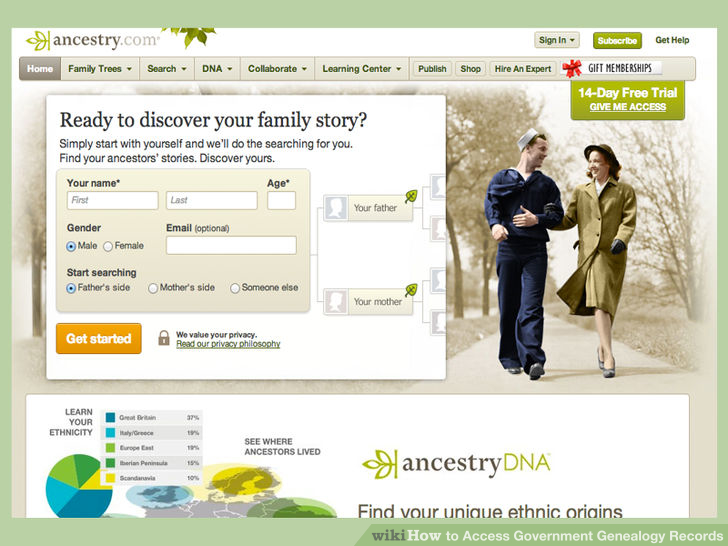 Image titled Access Government Genealogy Records Step 9