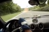 Video: deer explodes after collision with Porsche