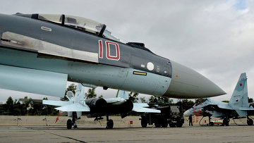 Самолет Су-35С. Архивное фото
