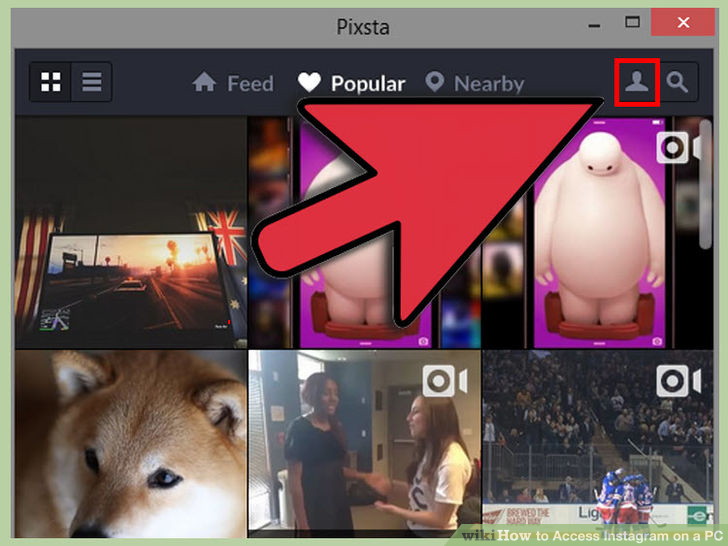 Image titled Access Instagram on a PC Step 4