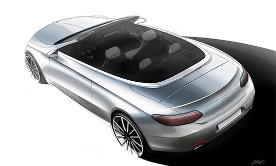 Teaser Mercedes C-Klasse Cabrio