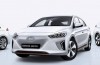 The electric Hyundai IONIQ in your face