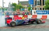 Video: donuts run in the heart of Assen Red Bull F1