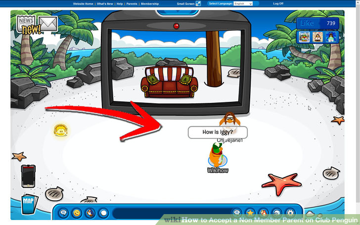 Image titled Accept a Non Member Parent on Club Penguin Step 3
