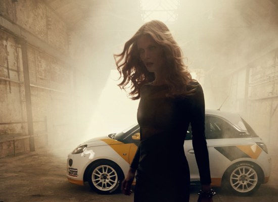 Opel Adam calendar girl