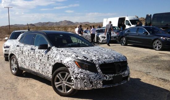 Mercedes GLA spyshot Steve Cannon
