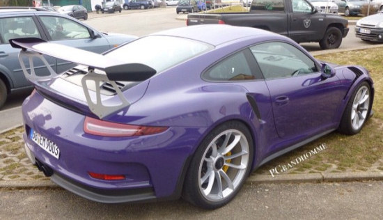 Porsche 911 GT3 RS paars