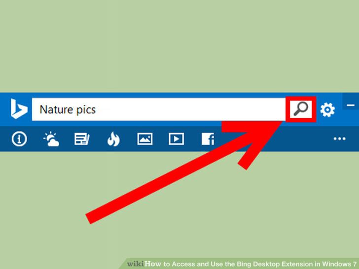 Image titled Access and Use the Bing Desktop Extension in Windows 7 Step 4