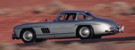 300 SL zijaanzicht
