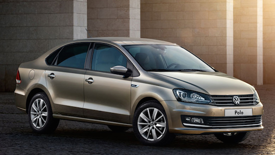 De vernieuwde Volkswagen Polo Sedan is hier