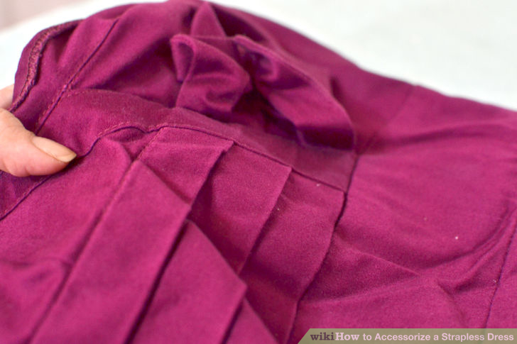 Image titled Accessorize a Strapless Dress Step 2