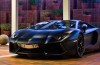 Matte black comes to an Aventador well