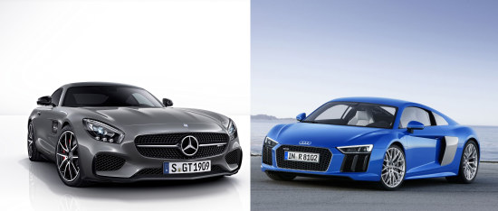 AMG GT S (Ed 1) vs Audi R8