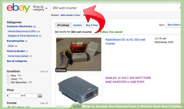 Image titled Access the Internet from a Vehicle from Any Location Step 1
