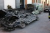 The wall makes a lasting impression on old VW