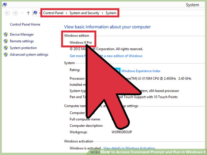 Image titled Access Command Prompt and Run in Windows 8 Step 1