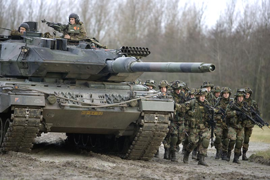 Leopard tank