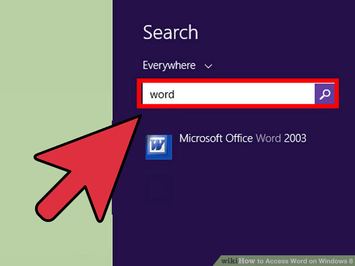 Image titled Access Word on Windows 8 Step 3