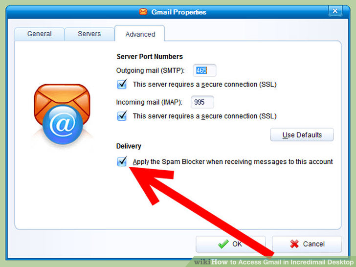 Image titled Access Gmail in Incredimail Desktop Step 13