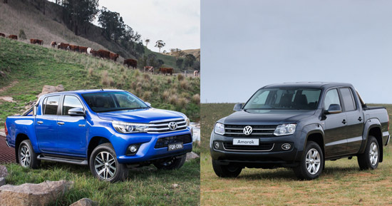 Hilux versus Amarok