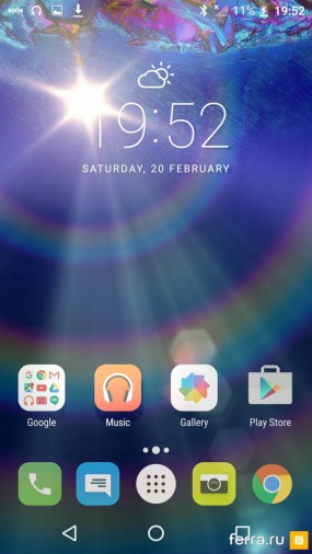 Интерфейс Android 6.0 в смартфонах Alcatel Idol 4 и 4S