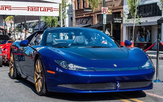 Ferrari Sergio in het blauw