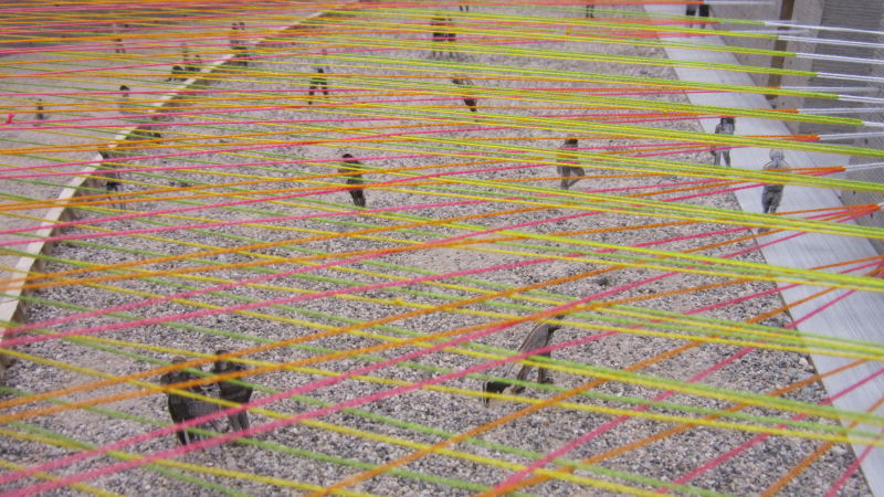 Designers Will Knit a Neon Rope Canopy Over MoMA's Concrete Courtyard This Summer