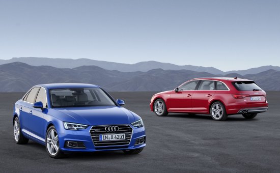 Audi A4 B9 limo en avant