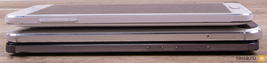 Очень длинный смартфон! Крупнее 6-дюймового Huawei Mate 7 и намного длиннее всех 5,7-дюймовых конкурентов
