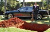 Wealthy Brazilian bury his Bentley Flying Spur [updated]