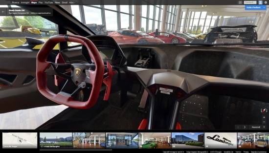 Het Lambomuseum vanuit een Sesto Elemento