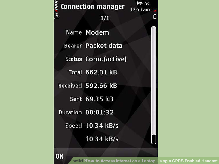 Image titled Access Internet on a Laptop Using a GPRS Enabled Handset Step 14Bullet1