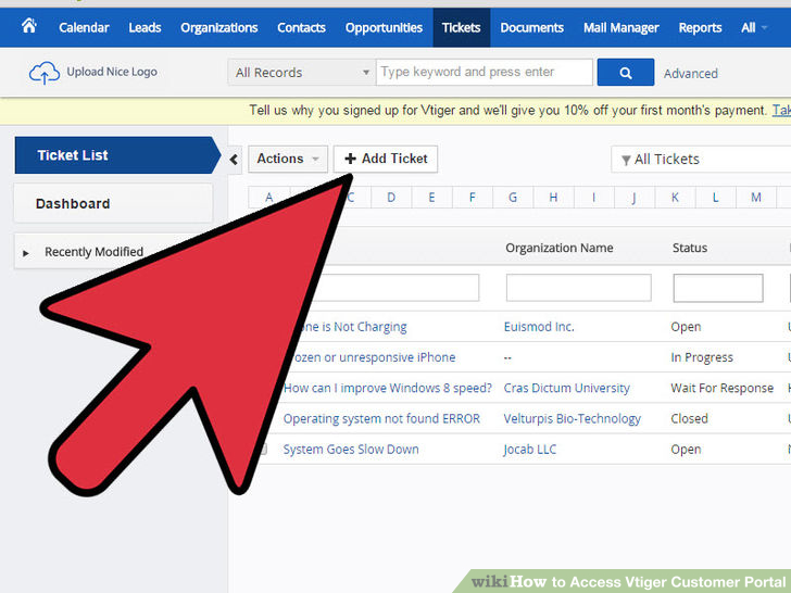Image titled Access Vtiger Customer Portal Step 3