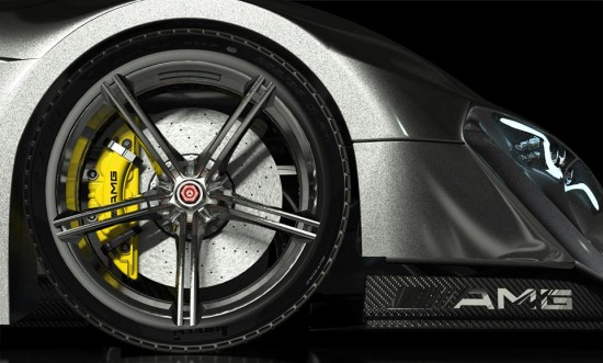 Mercedes SL GTR-detail