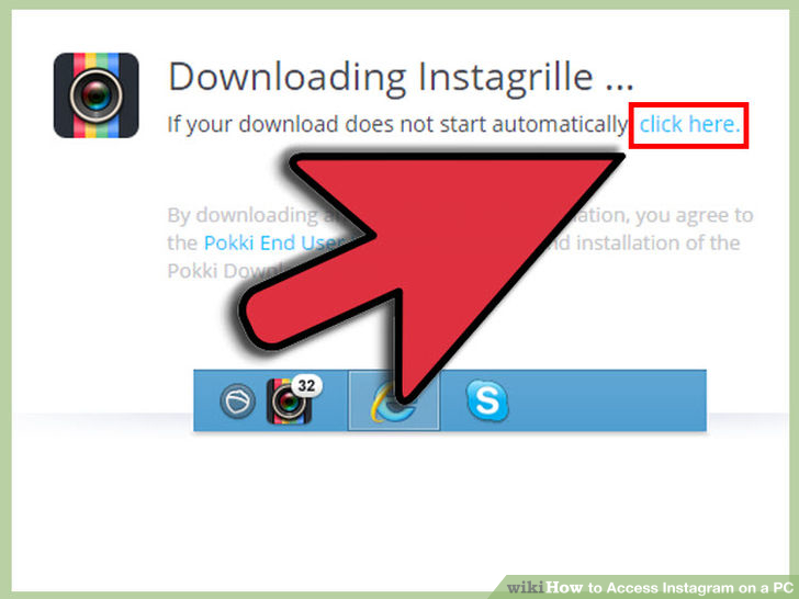 Image titled Access Instagram on a PC Step 1