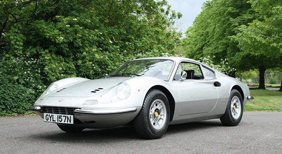 De Ferrari Dino 246 GT van Keith Richards gaat in de verkoop