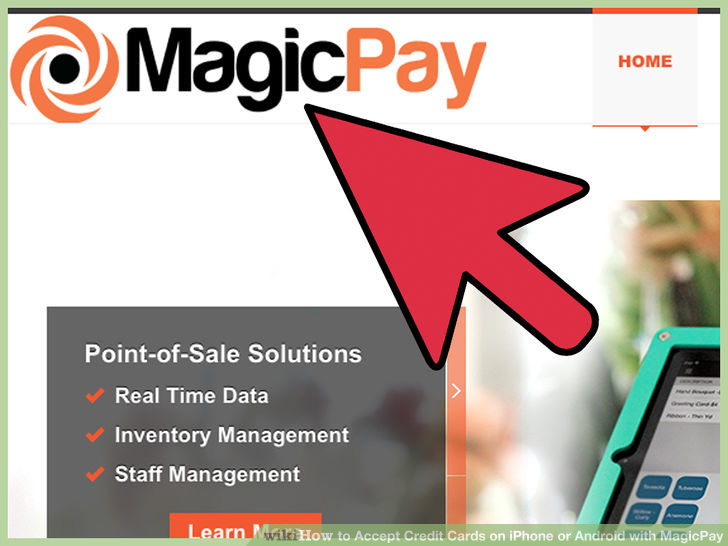 Image titled Accept Credit Cards on iPhone or Android with MagicPay Step 1