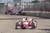 Video: Dario Franchitti crashes in Indycar, 14 injured