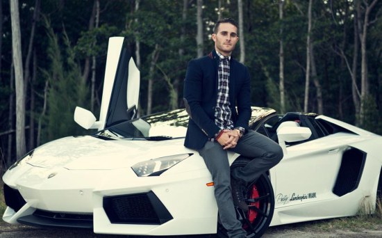 Brett David, millionaire Lambo-playboy